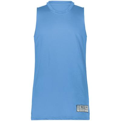 Augusta Sportswear AS6927 Athletic Swish Reversible Basketball Jersey T-Shirt in Columbia Blue/White size Large | Polyester 6927