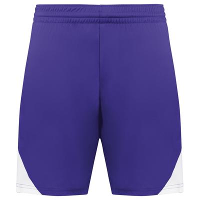Augusta Sportswear 1736 Step-Back Modern Fit Basketball Shorts in Purple/White size 2XL | Polyester