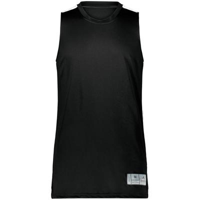 Augusta Sportswear AS6927 Athletic Swish Reversible Basketball Jersey T-Shirt in Black/White size Medium | Polyester 6927