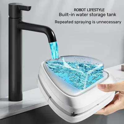 Magnet Windows Cleaner Automatic Drainage Wiper Glass Double Sided Window Washer Window Cleaner Brush Household Cleaning Tool