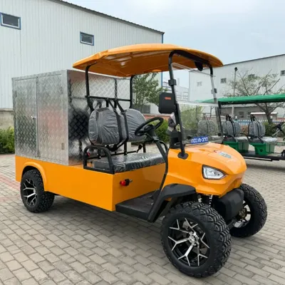 4 Wheel Drive Electric Hunting Club Street Legal Utility Vehicle Car Electric Lithium Tourist Sightseeing Car 4 Seater Golf Cart