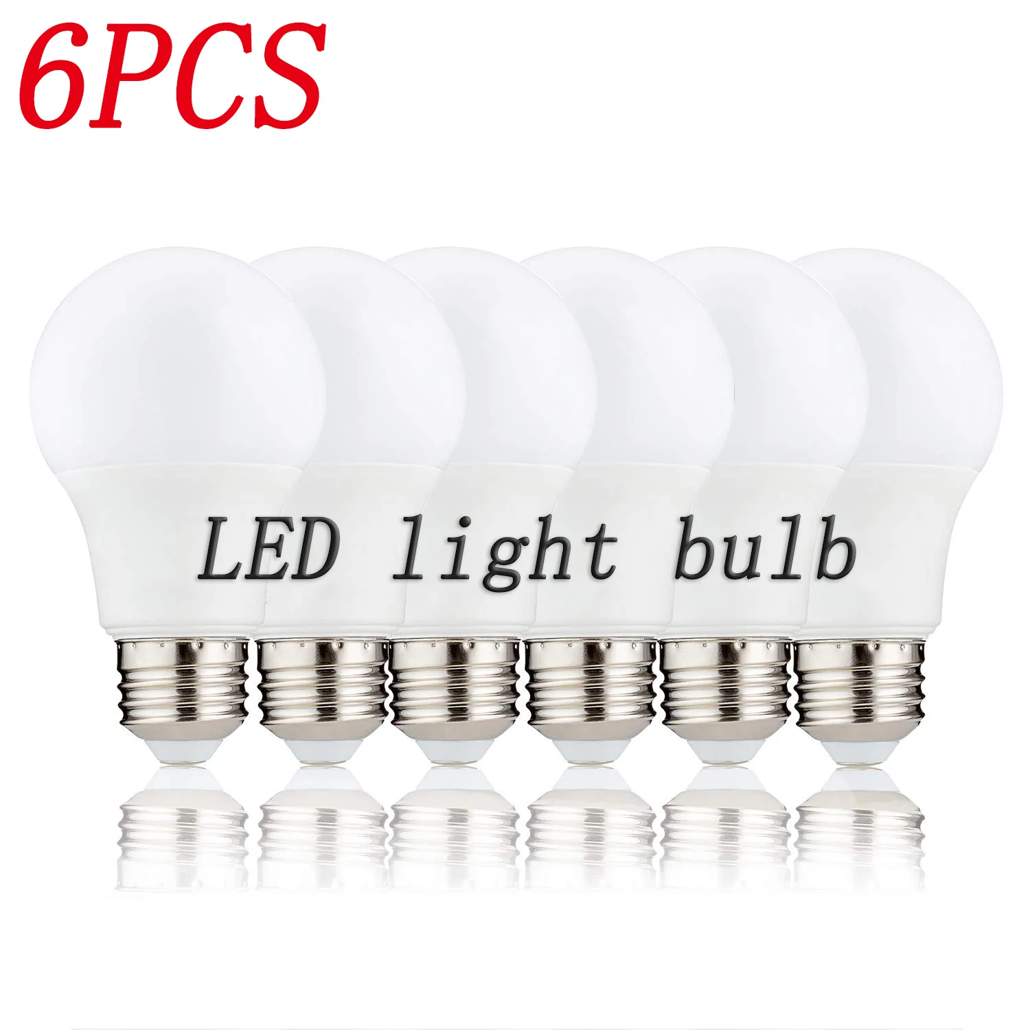 6 teile/los LED Lampe E27 Led-lampe 3W 6W 9W 12W 15W 18W 20W Lampara Lampada Led-lampen AC220V Bombillas Led Innen Beleuchtung