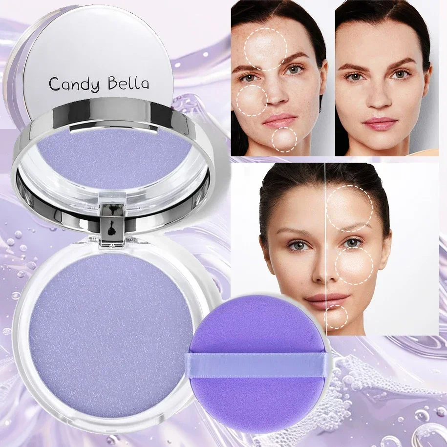 Candy Bella Violet&Blue Creme zum Puder, hautfreundliche Haut, natürliches Gesicht, langanhaltend, ölkontrollierend, Konturierungspuder, Kosmetik Image
