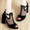 Damenschuhe, sexy, dicker Absatz, Luxus-Sandalen für Damen, Sommer, Großhandel, 2025, Trend-Sandale im Angebot, hochwertiger Freizeitschuh