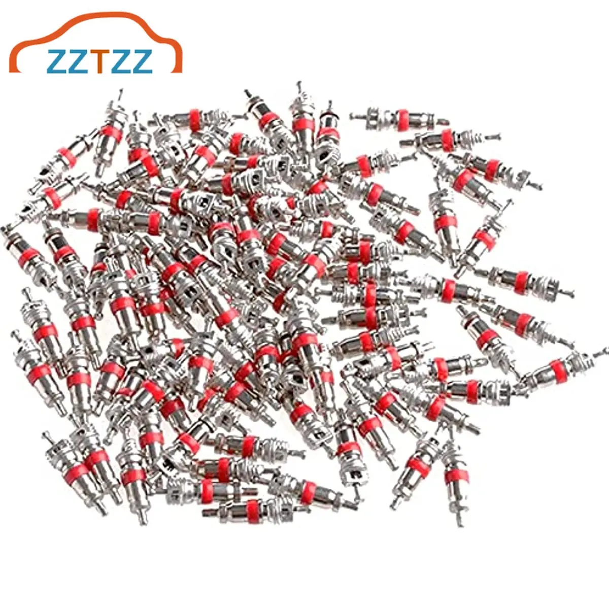 20 Stück Auto LKW Legierung Reifen Reifen Ventil Schaft Kern Teil Ersatz Reifen Zink legierung Ventils chaft Kernteil Auto Zubehör Image