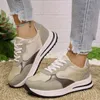 Frauen Casual Sport Schuhe Mode PU Leder Plattform Turnschuhe Frau Leichte Non Slip Lace Up Vulkanisierte Schuhe Plus Größe