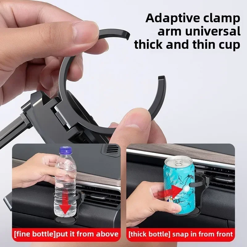 Auto Dashboard Tasse Halter Klimaanlage Auspuff Outlet Kann Halterungen Trinken Kaffee Flasche Tablett Aschenbecher Halter Innen Zubehör Image