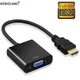 Convertitore cavo HDMI-VGA HD 1080P con alimentatore audio Adattatore convertitore HDMI maschio-VGA