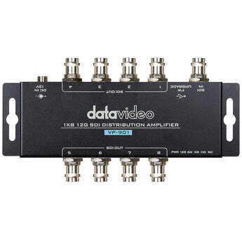 Datavideo 1 x 8 12G-SDI Distribution Amplifier VP-901