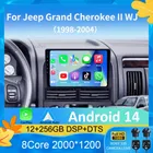 Autoradio Android 14, Navigation GPS, QLED IPS, DVD, 2 DIN, Lecteur Vidéo, Limitation, pour Voiture