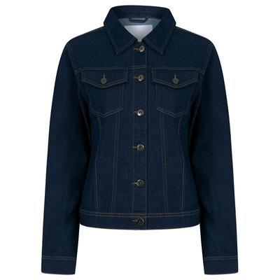 Coats / Jackets Mesa Women's Stretch Cotton Denim Jacket in Indigo Wash - Amara Reya / 14 - Tokyo Laundry