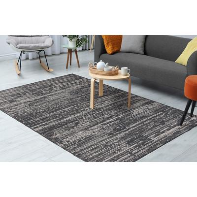 Teppich KAYOOM "Kalevi 100", grau, B:120cm H:8mm L:170cm, Polyester, Teppiche, Flachgewebe Image