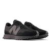 Sneaker NEW BALANCE "MS327", Gr. 39,5, schwarz (schwarz, schwarz), Textil, Synthetik, sportlich, Schuhe