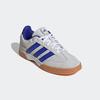 Hallenschuh ADIDAS PERFORMANCE, Gr. 46,5, grau (cloud weiß, lucid blau, grau two), Textil, Leder, sportlich, Schuhe