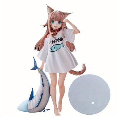 TEMU A Anime Statue With A - A Pvc Collectible In Mixed Colors, Decorating Bedrooms And Cars, An Ideal Gift For Anime Enthusiasts.