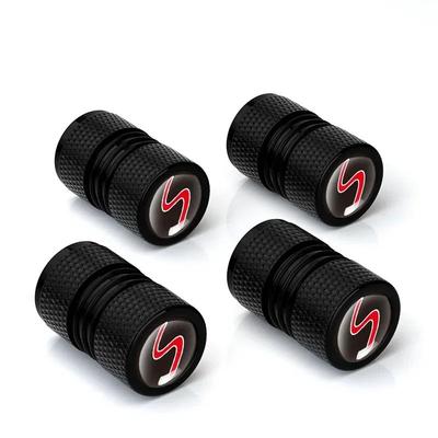 TEMU Lot Of 4 Car Tire Wheel Valve Caps And Rim Stem Covers With Mini Logo For Jcw R53 R55 F54 F55 F56 F60 Accessories Image