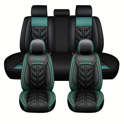 TEMU New Five-seater Car Seat Cover For For A6 For A4 For Q5 For Q7 For Q2 For A3 For Q3 Universal Leather Seat Cover Wear-resistant And Comfortable Anti-stain Full Surround Cushion Image