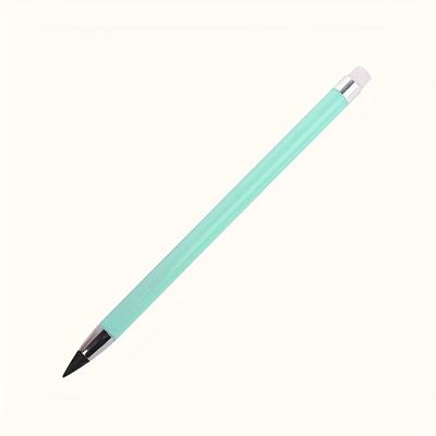 TEMU Ergonomic No-sharpening Mechanical Pencil With Built-in Eraser - Durable Macaron For Teens & Adults, Smooth Writing Experience, Stylish Desk Accessory Image