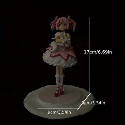 TEMU 1pc Cute Magical Girl Anime Figure, Pvc Collectible Desktop & Car Model, Ideal For Christmas, Halloween, Birthday Gifts