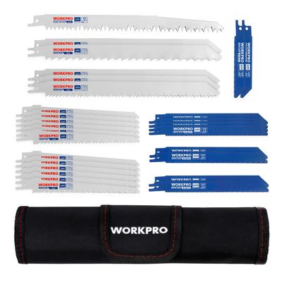 TEMU Workpro Saw Blade Set For Wood & Metal & Plastic 32-piece Saber Saw Blades With Handbag (32 Pieces) Compatible With Common Saws Image