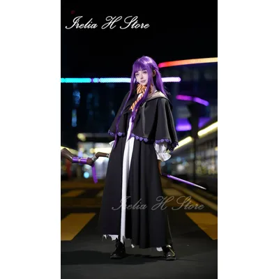 Irelia H Store Frieren at the Funeral Fern Cosplay Kostüm für Frauen Halloween Cosplays Anime Kleid Image