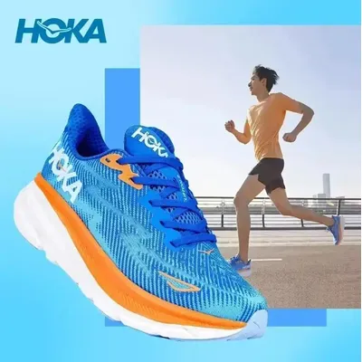 Original Hoka Clifton 9 Running Shoes Mens Women's Lightweight Cushioning Marathon Breathable