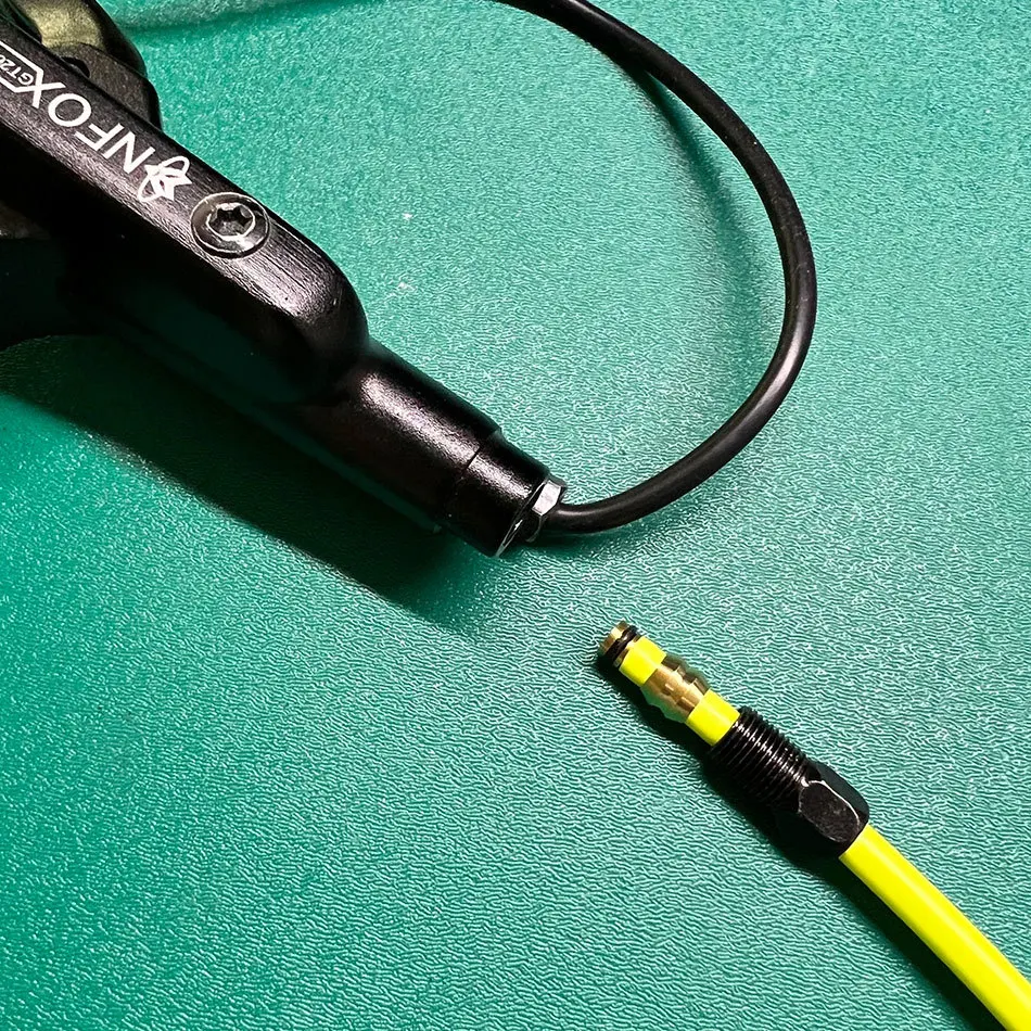 Fahrrad Hydraulische Brems Schlauch Schraube Locking Rohr Hohl M8 Carbon Stahl Sechseckigen Außengewinde Öl Disc Zubehör NFOX Image