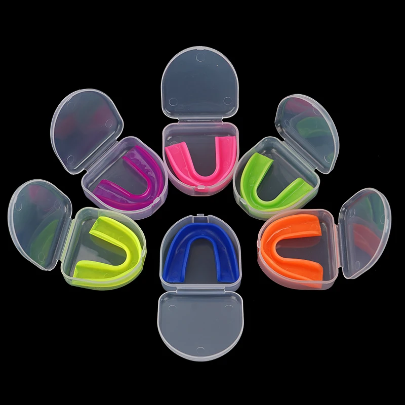 1pc Nacht Mund Schutz Für Zähne Pressen Schleifen Dental Biss Schlaf Hilfe Bleaching Zähne Mund Tablett Dental Schleifen Schutz Image