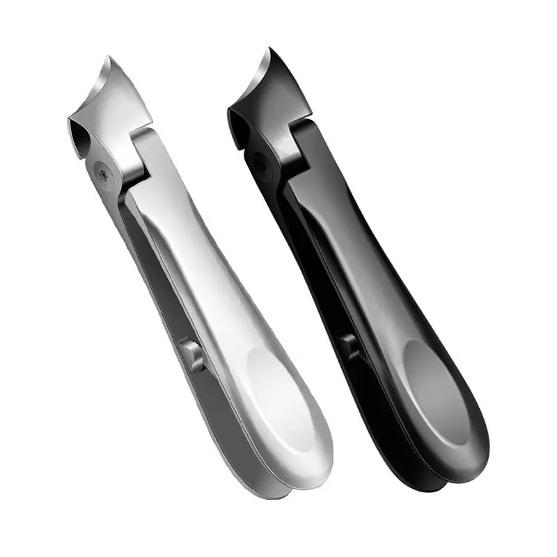 1-teiliges, hochwertiges, silbernes, robustes Nagelknipser-Set, ultrabreiter, diagonaler Backen-Zehennagelschneider mit schrägem Kante für eingewachsene, dicke Nägel Image