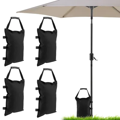 4Pcs Oxford Fabric Tent Weight for Canopy Legs Sturdy Sand Bag Canopy Anchor for Wind Resistance Outdoor Events Tent Accessories
