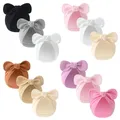 3 pièces nœud nouveau-né Bonnet coton oreilles de lapin infantile Bonnet bébé Turban chapeaux pour filles garçons enfant en bas âge casquette bébé chapeau nouveau-né cadeau 0-18M