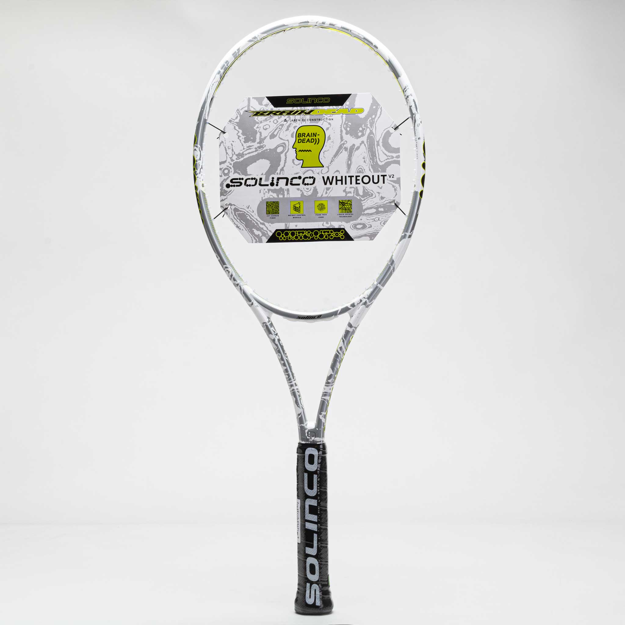 Solinco x Brain Dead Whiteout v2 Tennis Racquets