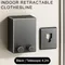 Balcony Invisible Shrinkable Clothesline Without Hole Drilling Clothes Artifact Clothes Indoor