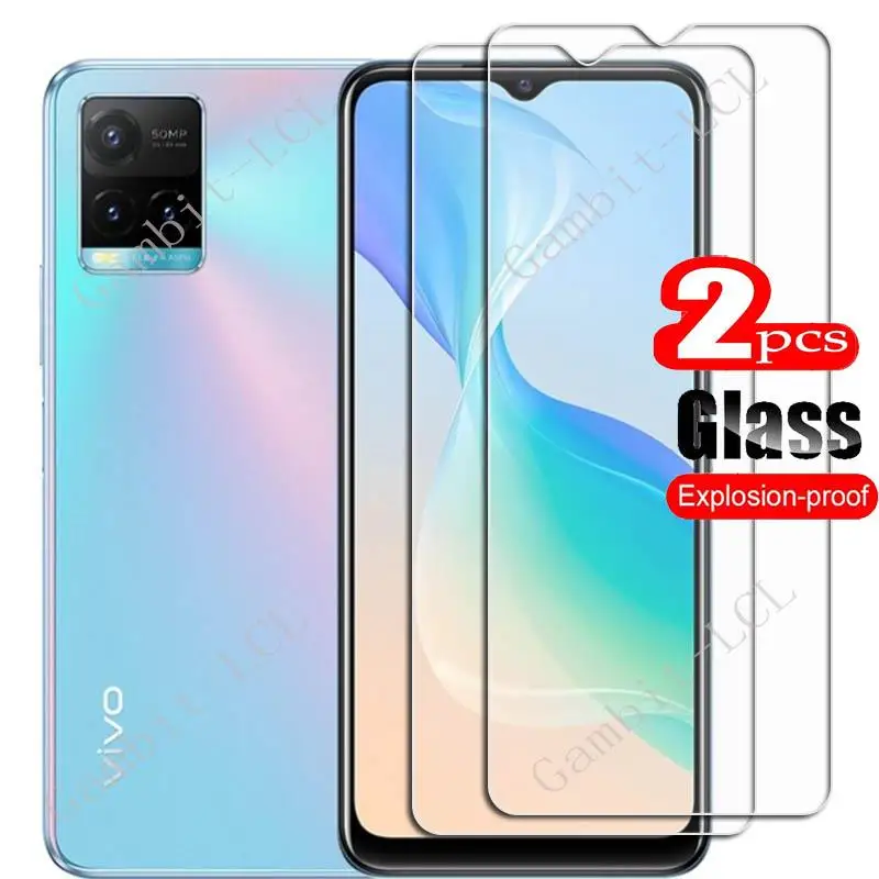 Pour Vivo Y33s 4G verre trempé protection sur VivoY33S Y33 S V2109 6.58 pouces protecteur d'écran SmartPhone couverture Film
