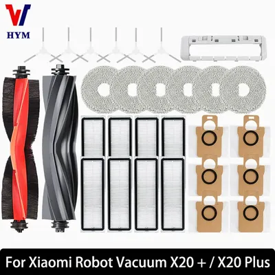 Für Xiaomi X20 +/X20 Plus Teile Zubehör Wichtigsten Seite Pinsel Hepa-Filter Mopp Tuch Staubbeutel Ersatz Image