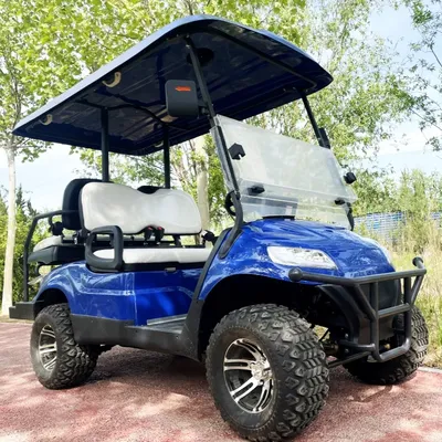 Golf Cart 4 Wheel Street Legal Lithium Battery 4 Seater Electric Lifted Golf Cart Buggy Adult