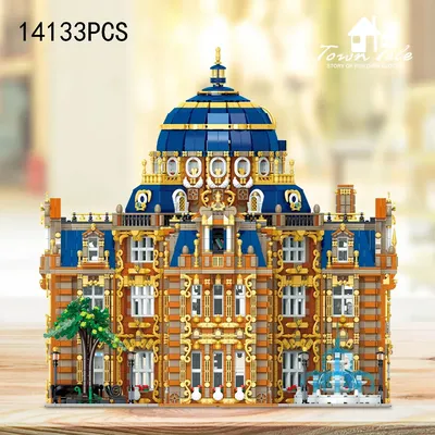 14133PCS Royal Planetarium Bausteine Kreative Stadt Street View Schloss Modell Hohe Schwierigkeit Image
