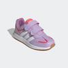 Klettschuh ADIDAS SPORTSWEAR "TENSAUR SWITCH KIDS", Gr. 29, powder plum, cloud weiß, lucid rot, Synthetik, Textil, sportlich, Schuhe