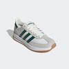 Sneaker ADIDAS SPORTSWEAR "RUN 70S 2.0", Gr. 41, grün (core weiß, collegiate grün, sanftes weiß), Textil, Leder, sportlich, Schuhe, inspiriert vom Design des adidas SL72