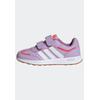 Klettschuh ADIDAS SPORTSWEAR "TENSAUR SWITCH KIDS", Gr. 28, powder plum, cloud weiß, lucid rot, Synthetik, Textil, sportlich, Schuhe
