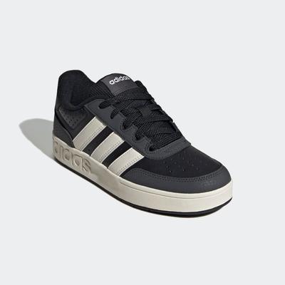 Sneaker ADIDAS SPORTSWEAR "BREAKBASE E KIDS", Gr. 38, schwarz-weiß (core schwarz, sanftes weiß, carbon), Textil, Synthetik, sportlich, Schuhe Image
