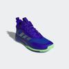 Basketballschuh ADIDAS SPORTSWEAR "OWNTHEGAME 3.0", Gr. 43, lucid blau, silber metallic, lime burst, Synthetik, Textil, sportlich, Schuhe