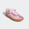 Sneaker ADIDAS SPORTSWEAR "KINDERSCHUH VL COURT 3.0 KIDS", Gr. 33, clear pink, clear pink, gum10, Leder, Synthetik, sportlich, Schuhe, Design auf den Spuren des adidas Samba
