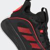 Basketballschuh ADIDAS SPORTSWEAR "OWNTHEGAME 3.0", Gr. 42,5, core schwarz, lucid rot, cloud weiß, Synthetik, Textil, sportlich, Schuhe