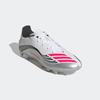 Fußballschuh ADIDAS PERFORMANCE "F50 MESSI CLUB FÜR HART- UND ASCHENPLÄTZE", Gr. 48, cloud weiß, lucid rot, silber metallic, Synthetik, sportlich, Schuhe