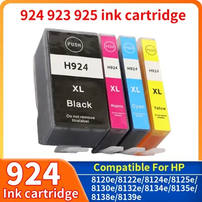 924 XL 925 923 Ink Cartridge Compatible for HP OfficeJet Pro 8125e 8130e 8132e 8134e 8120e 8122e 8124e 8135e 8138e 8139e printer