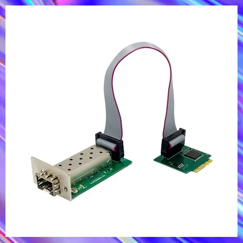 M09K M.2 A E Key SFP Single Fiber Port Netzwerkkarte, Gigabit Ethernet 10/100/1000Mbps NIC I210AS Image