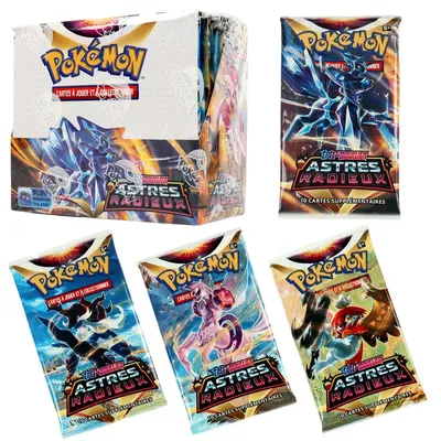 360 Stück Französisches Pokémon TCG: Scarlet & Violet Astral Radiance Obsidian Flames Booster Box Image