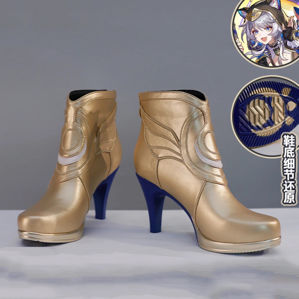 Spiel Honkai Star Rail Cipher Cosplay Schuhe Stiefel Schuh Sohle Katze PAWS Stiefel Für Frauen Männer Halloween Karneval Prop Cos Kostüm Schuhe