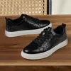 Männer Leder Schuhe Sneakers Lace Up Skateboard Vielseitige Casual Tennis Sport Schuhe Hohe Qualität